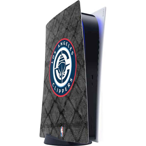 NBA Los Angeles Clippers Black Rust PS5 Digital Edition Console Skin